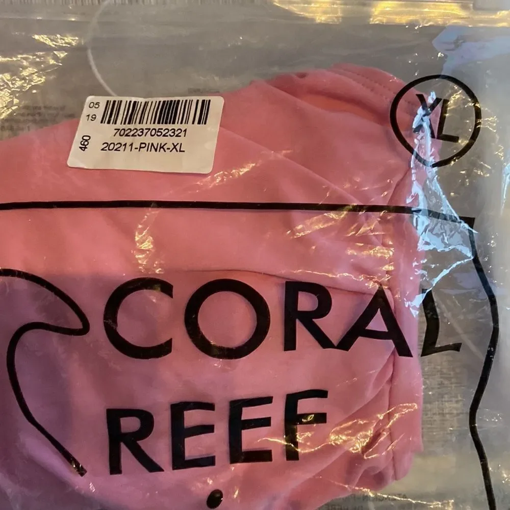 Coral Reef Barefoot Biquíni Bottom with tags light pink color size XL